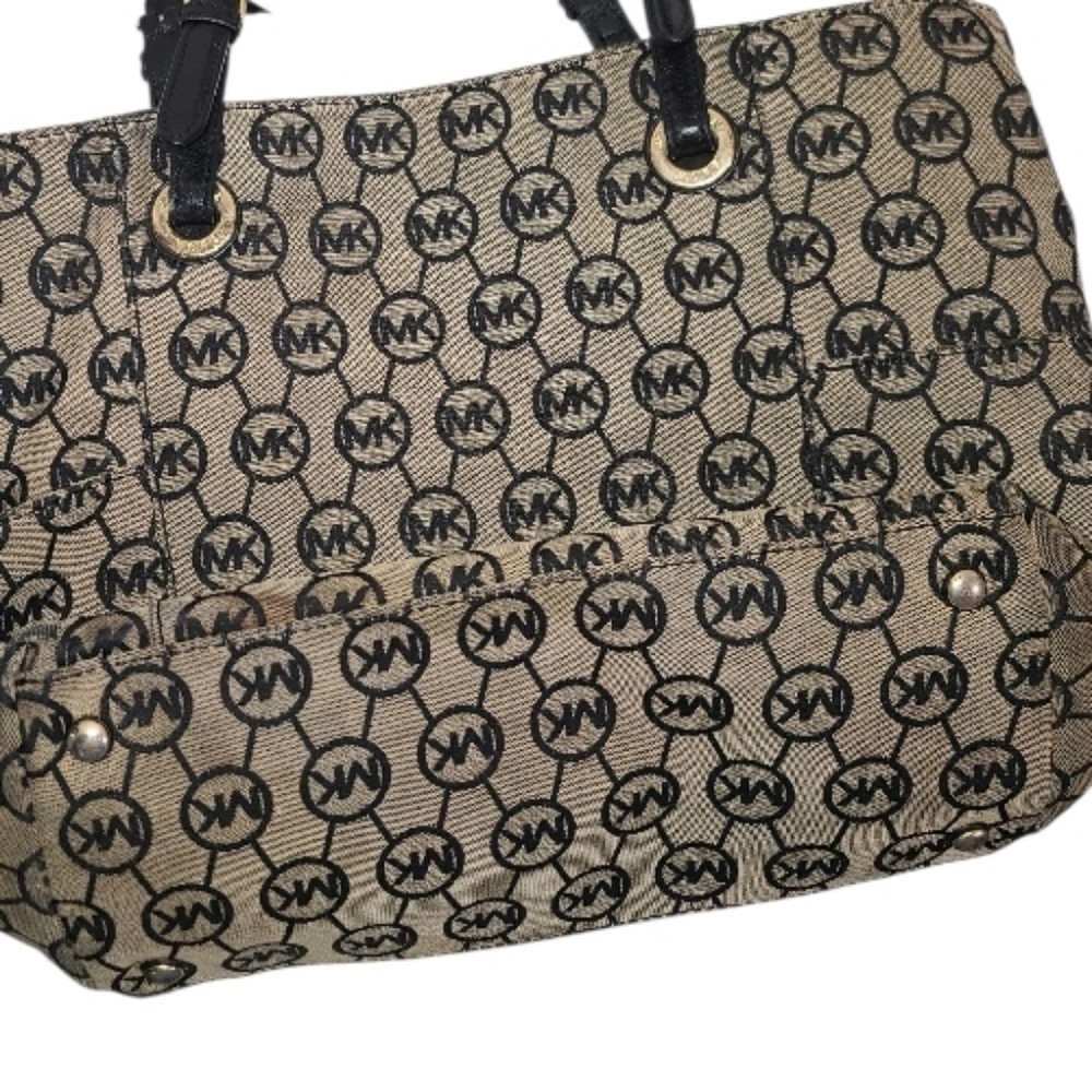 MK MICHAEL KORS LOGA SIGNATURE SHOULDER BAG - Picture 8 of 11